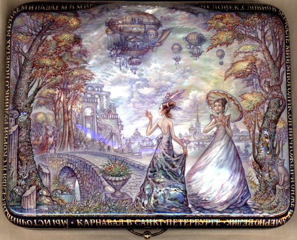 Палех Мстера Федоскино Советский период