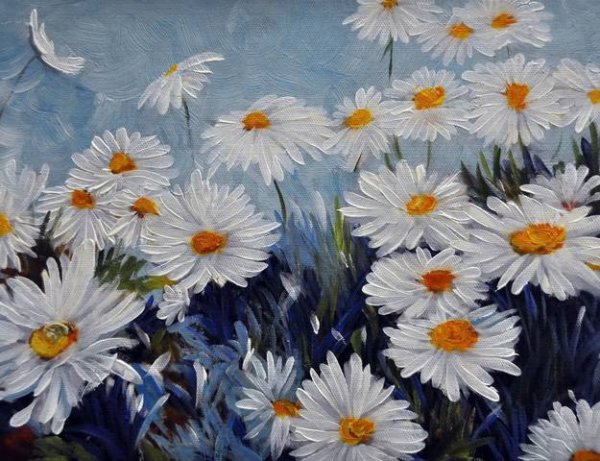 Картина ромашки