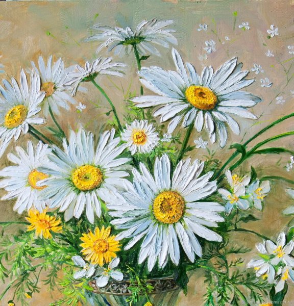 Картина ромашки