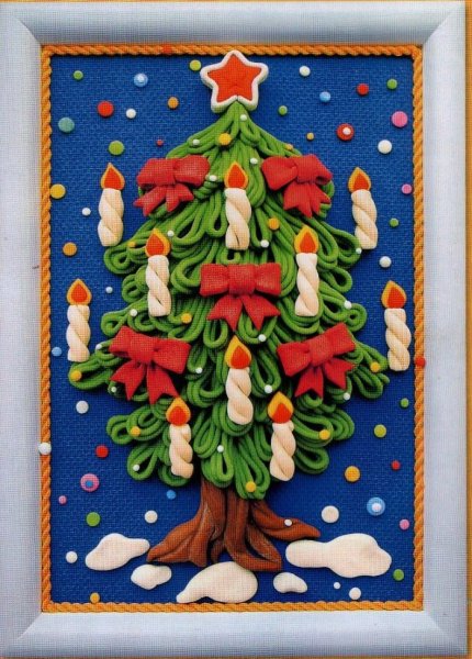 Новогоднее панно в детский сад