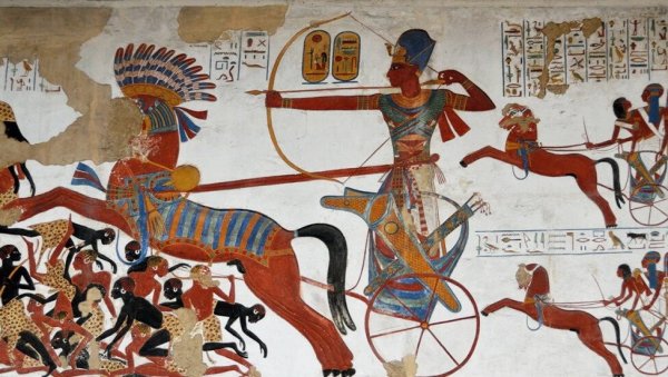 Фрески древнего Египта Гробница Нефертари