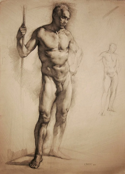 Репин мальчик-натурщик