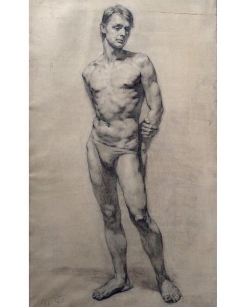 Рисунок фигуры Экорше Олег Торопыгин