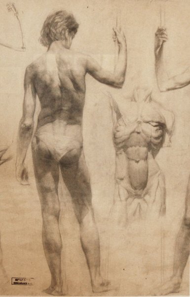 Фигура человека с натуры