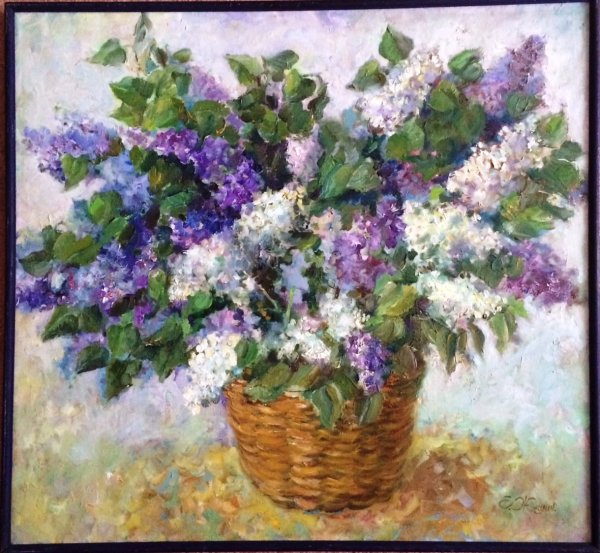 П Кончаловский сирень в корзине