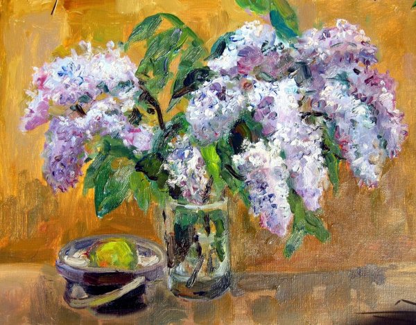 П. Кончаловский "сирень в корзине" (1933)