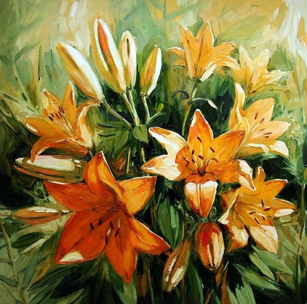 Павлова Мария художник лилии