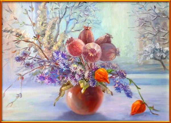 Зимний натюрморт в цвете