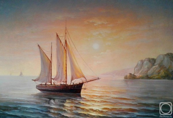 Сергей Минаев Фрегат картина