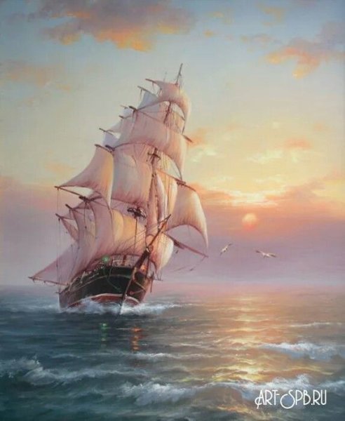 Художник маринист Максим Ильин