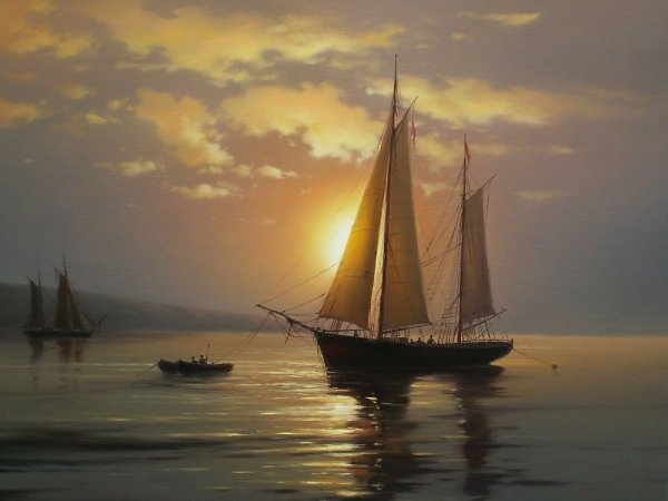 Морские пейзажи Сатарова Михаила