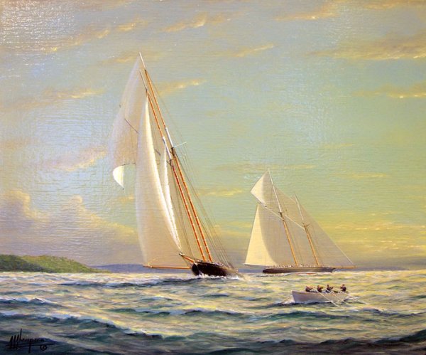 Художник-маринист тим Томпсон