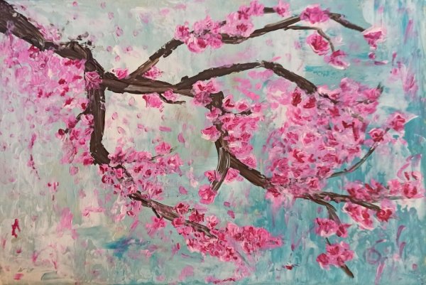 Сакура картина