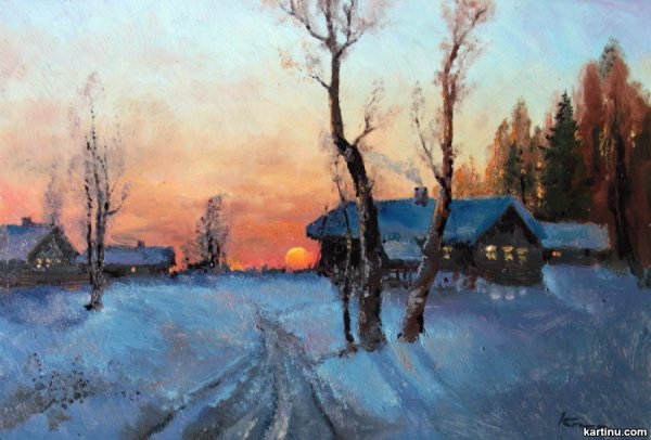 «Картина "Сумерки". Художник - Марк Кремер»