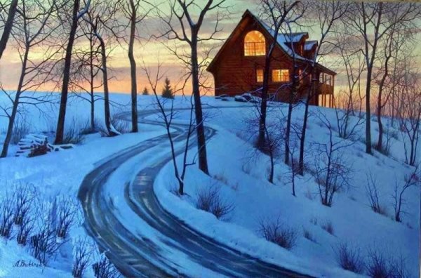 Александр Зорюков зимние пейзажи