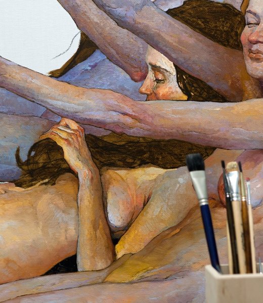 Саражин Денис художник руки