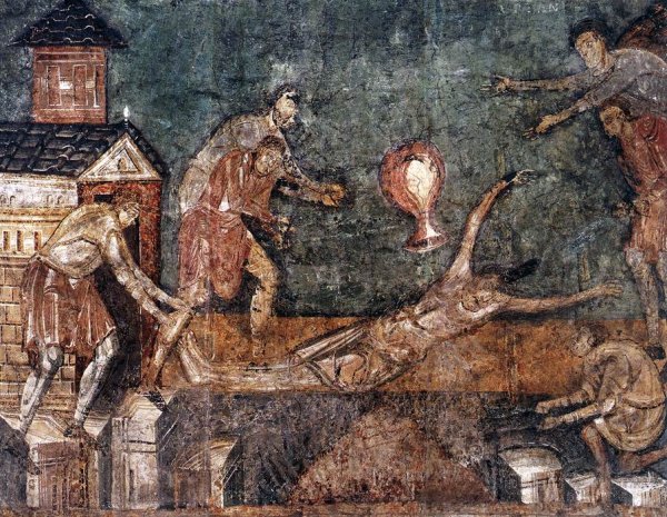 Фрески монастыря Помпоза