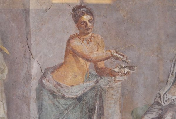 Фрески виллы мистерий. (Вилла мистерий, Помпеи).