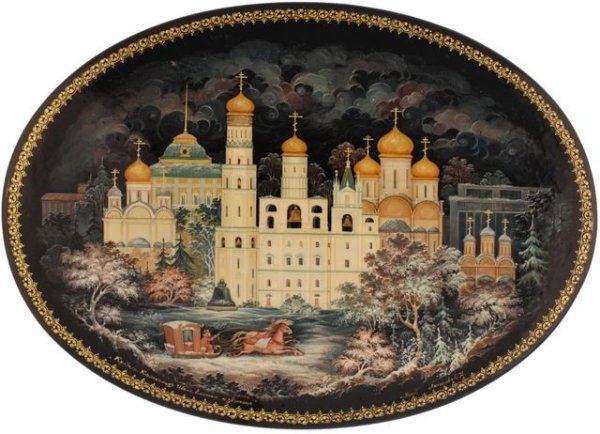 Шкатулка Палех Холуй Глебов