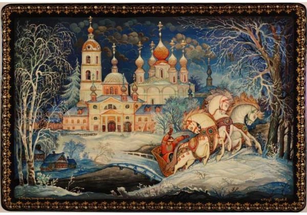 Шкатулка Холуй Жар птица