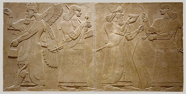 Барельефы шумеров