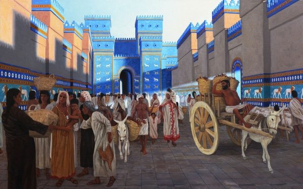 Древний Вавилон иллюстрации