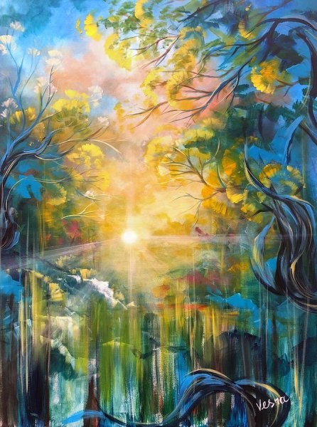 Абстракционизм Весна