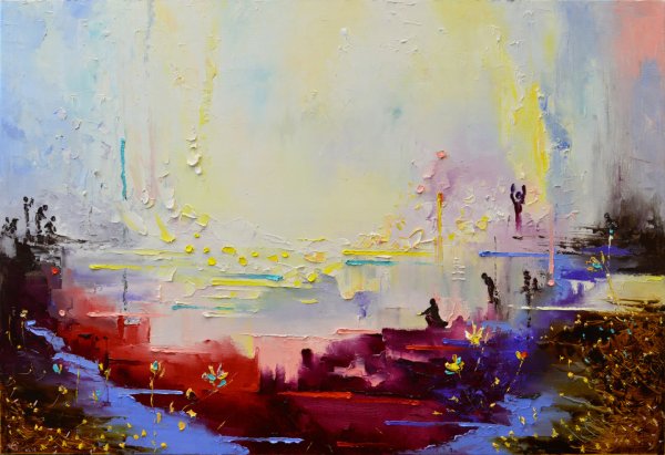 Вадим Столяров картины маслом мастихином