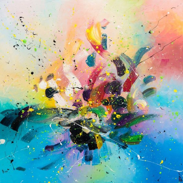 Абстрактная живопись танец