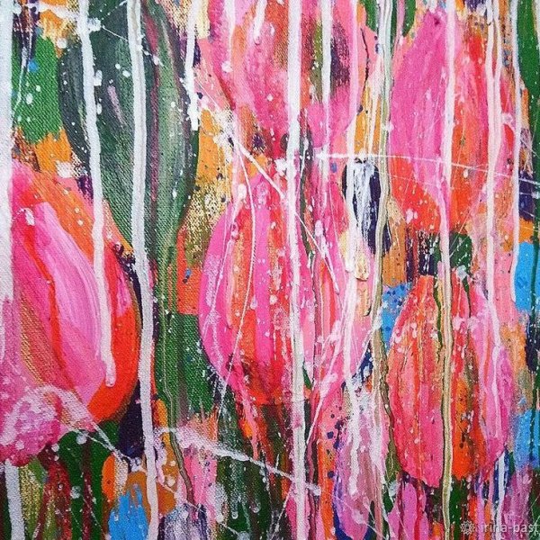 Абстрактная живопись Весна