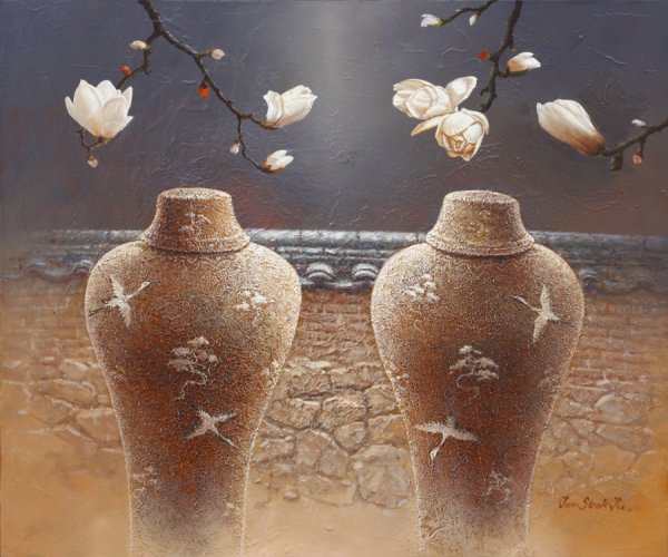 Акварели корейского художника Oh young Seong