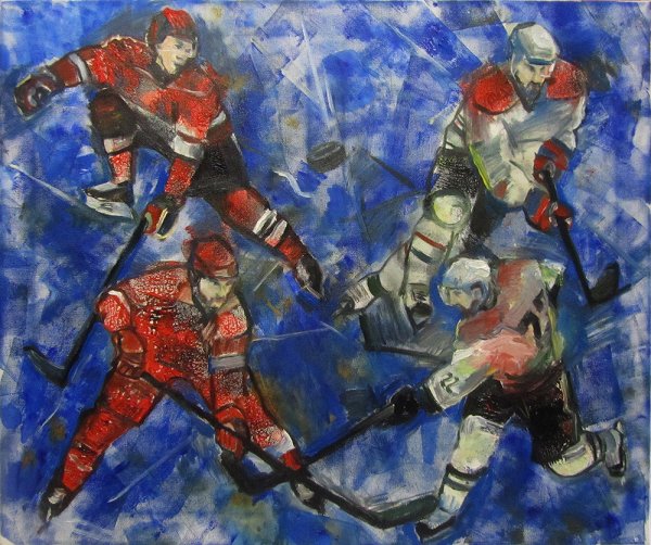 Хоккей живопись СССР