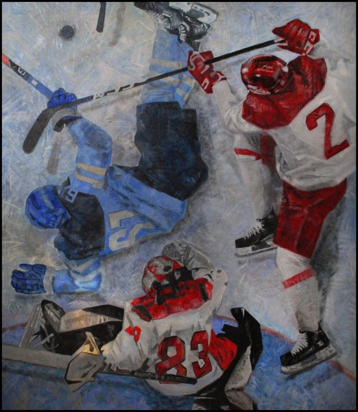 Дейнека хоккеисты мозаика