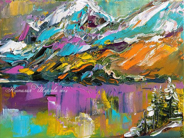 Картины мастихином масло Авангард