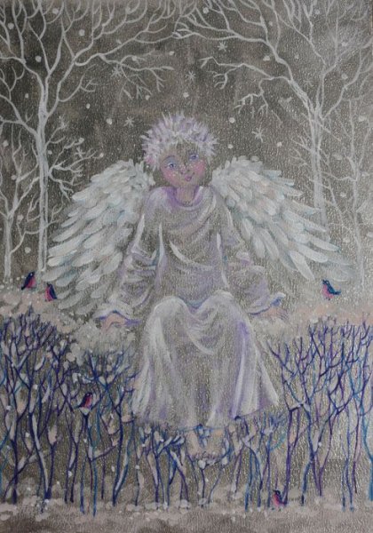 Зимний ангел в живописи