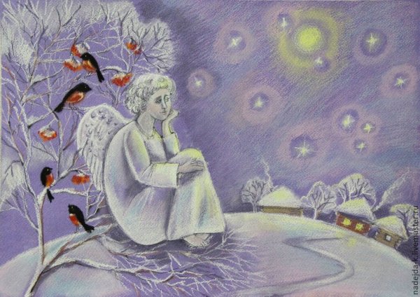 Зимний ангел в живописи
