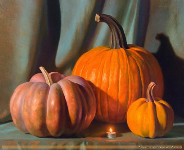 Натюрморт с тыквой