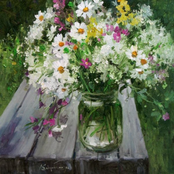 Художник Алексей Савченко живопись зима