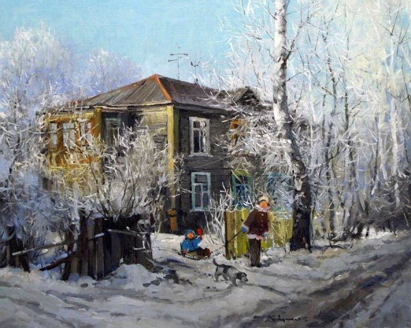 Летнее / живопись художника Алексея Савченко