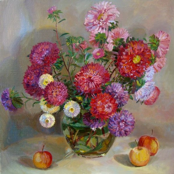 Астры Сычков картина