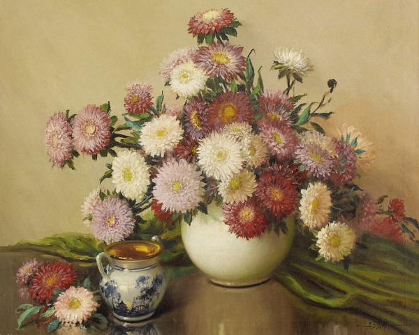 Художник Татьяна Чепкасова астры