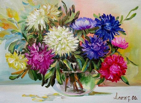 Кавура цветы астры