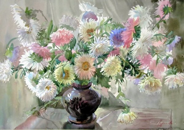 Штыхно Олег художник астры