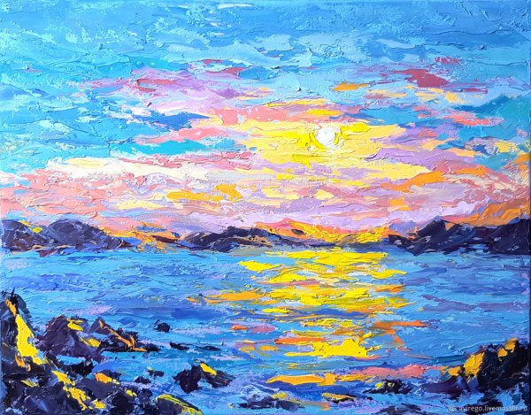 Картины мастихином море