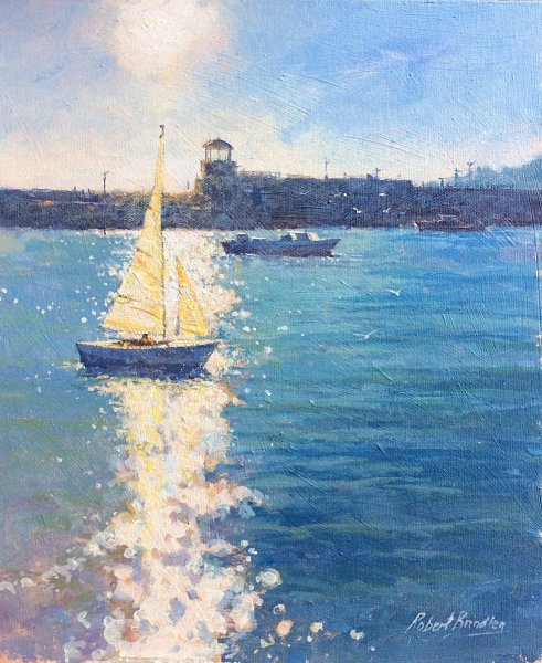 Импрессионисты Парус картина