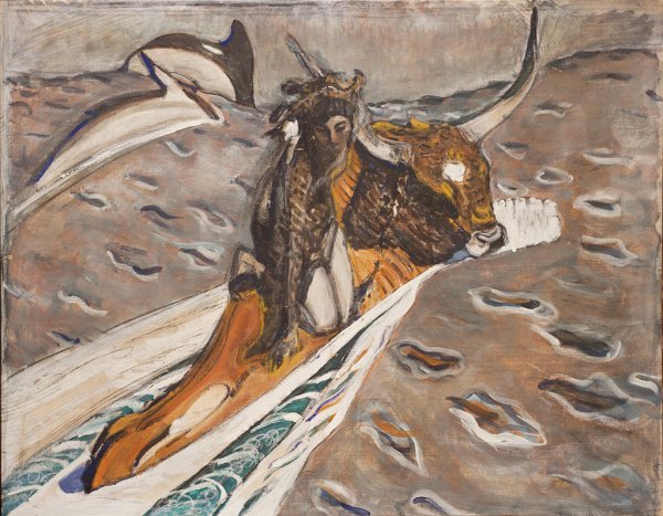 В. Серов. Похищение Европы. 1910.