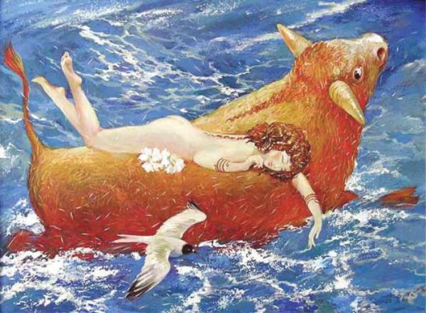 Художник Воронков похищение Европы