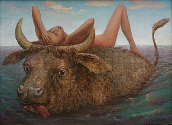 Похищение Европы бык Зевс