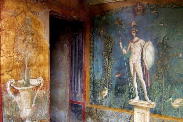 Древний Рим помпейская фреска стиль