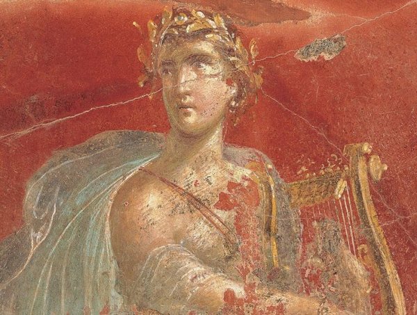 Марс и Венера фреска из Помпей